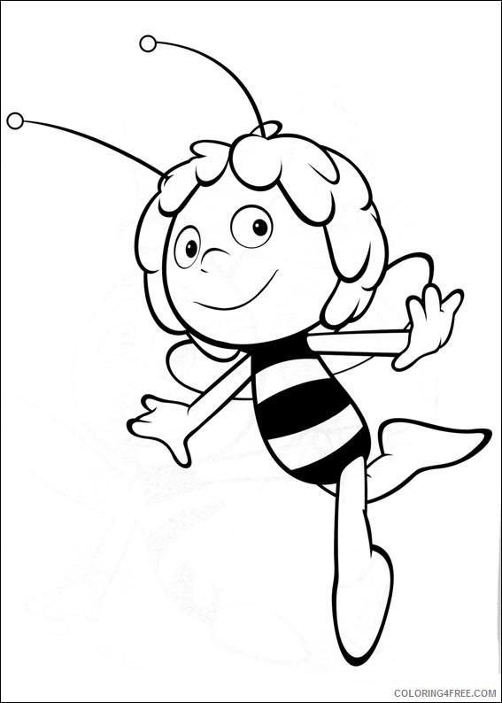 maya the bee coloring pages Coloring4free