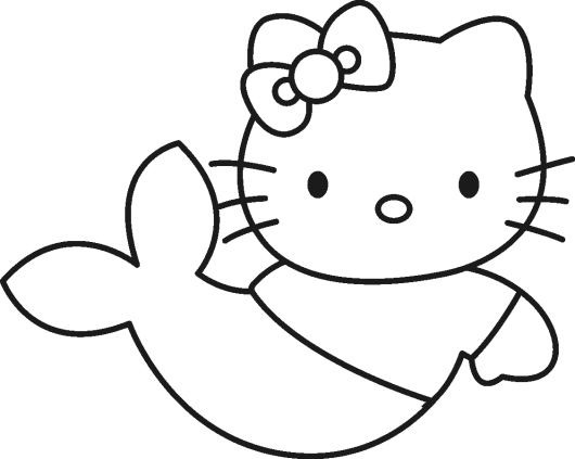 mermaid coloring pages for toddlers Coloring4free