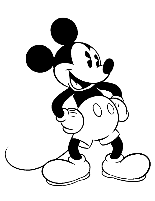 mickey mouse coloring pages printable Coloring4free