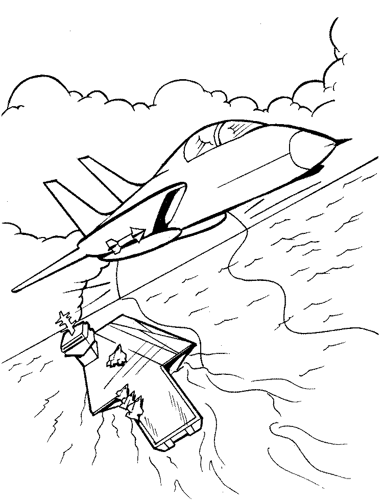 military coloring pages aircraft carrier Coloring4free