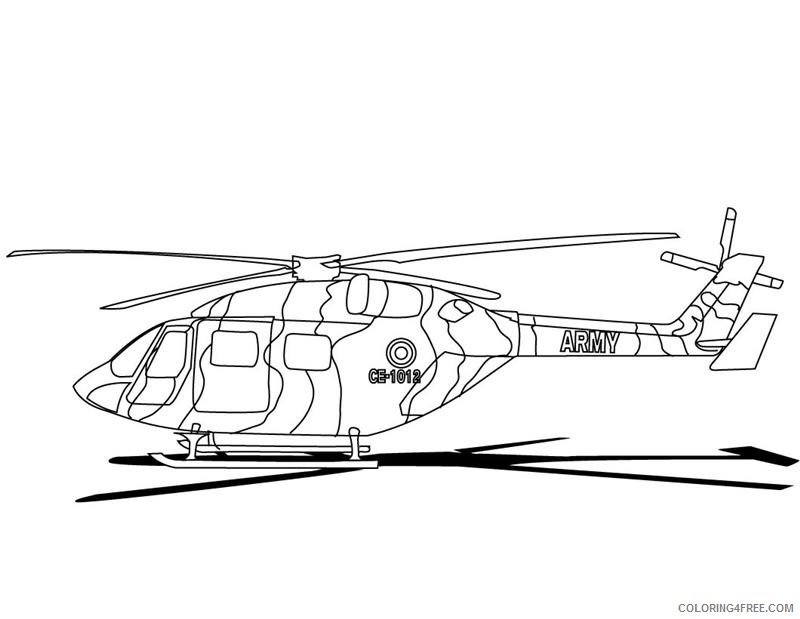 military coloring pages chopper Coloring4free