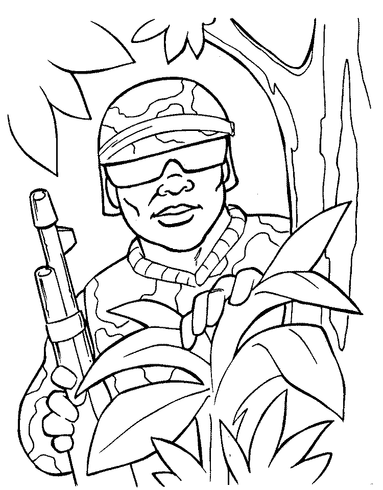military coloring pages for kids Coloring4free