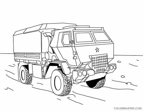 military vehicle coloring pages Coloring4free