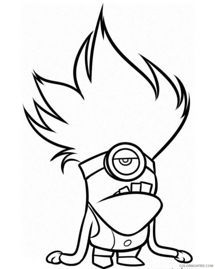 minions coloring pages evil minion Coloring4free