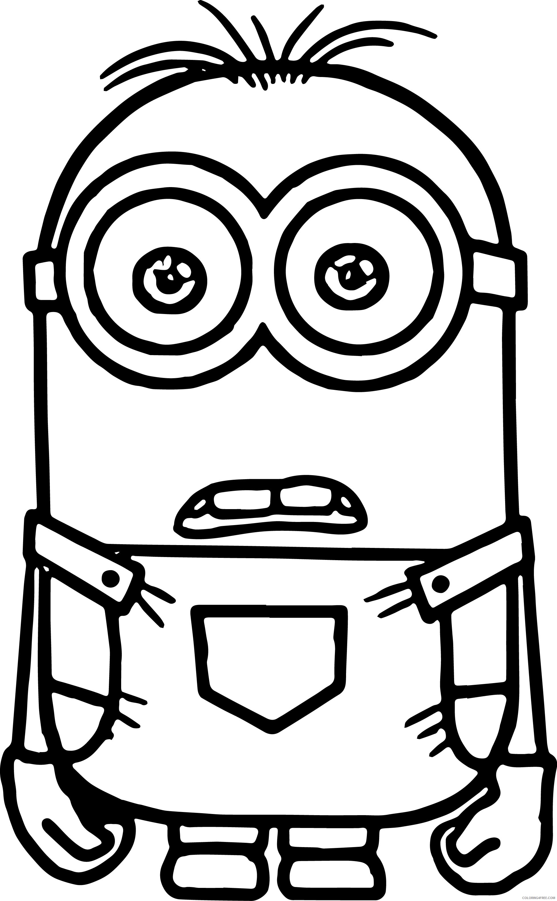 minions coloring pages for kids Coloring4free
