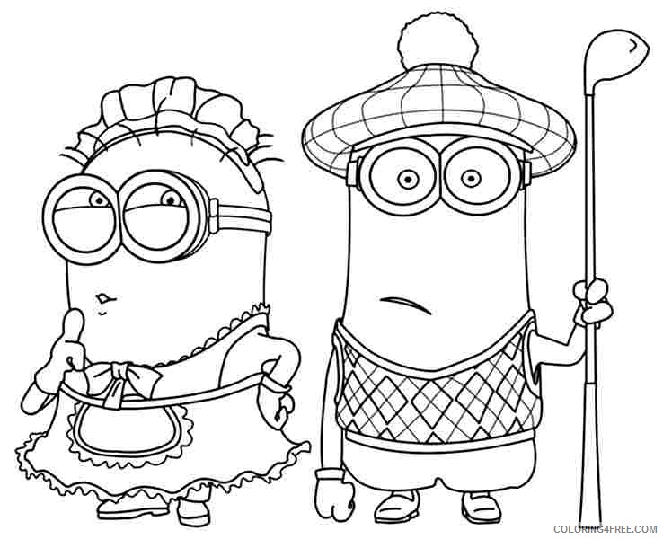 minions coloring pages phil and kevin Coloring4free