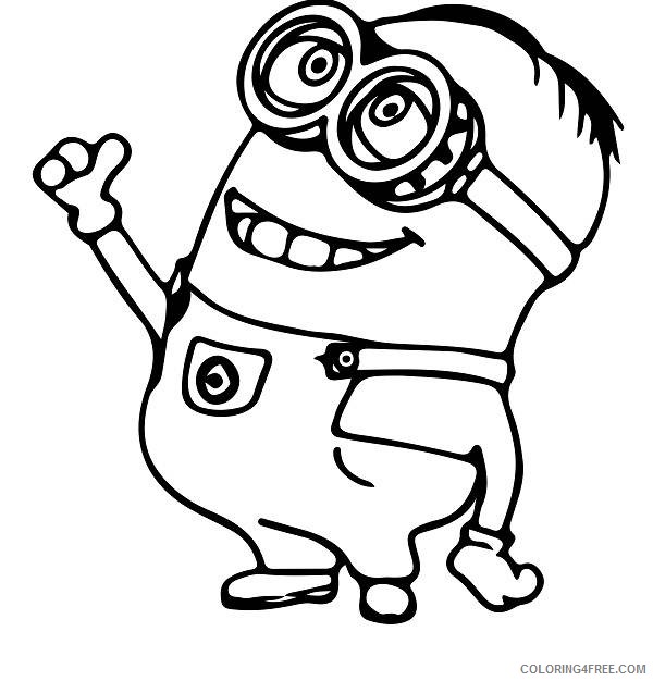 minions coloring pages printable free Coloring4free