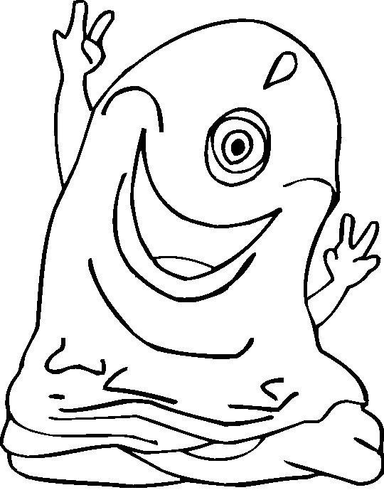 monster coloring pages free to print Coloring4free