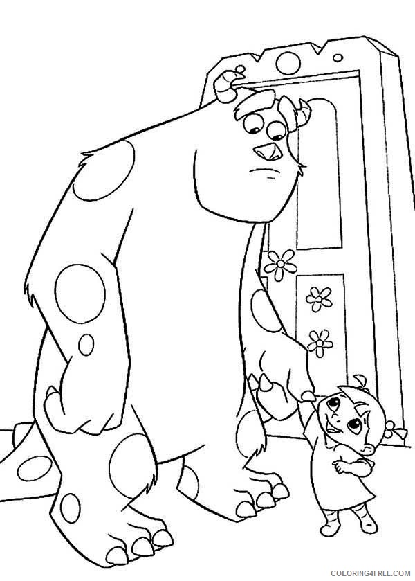 monsters inc coloring pages for kids Coloring4free