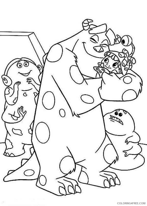 monsters inc coloring pages free to print Coloring4free