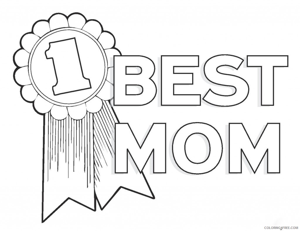 mothers day coloring pages best mom Coloring4free