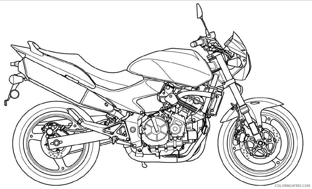 motorcycle coloring pages for boys Coloring4free