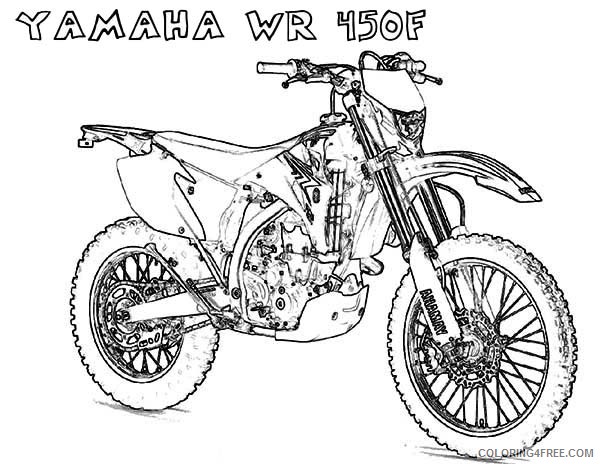motorcycle coloring pages motocross Coloring4free