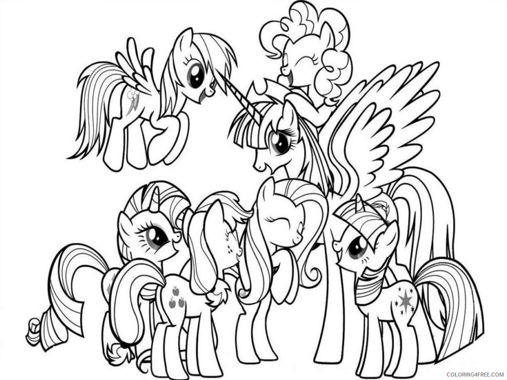 my little pony coloring pages for adults Coloring4free