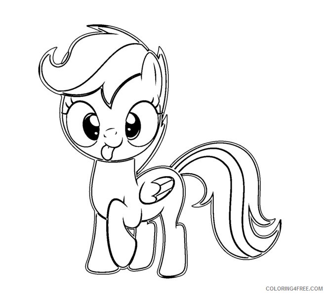 my little pony coloring pages for kids Coloring4free