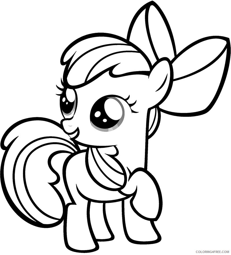 my little pony coloring pages for toddler Coloring4free