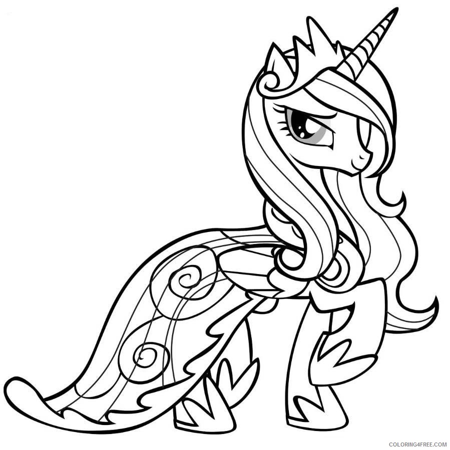 my little pony coloring pages princess cadence Coloring4free