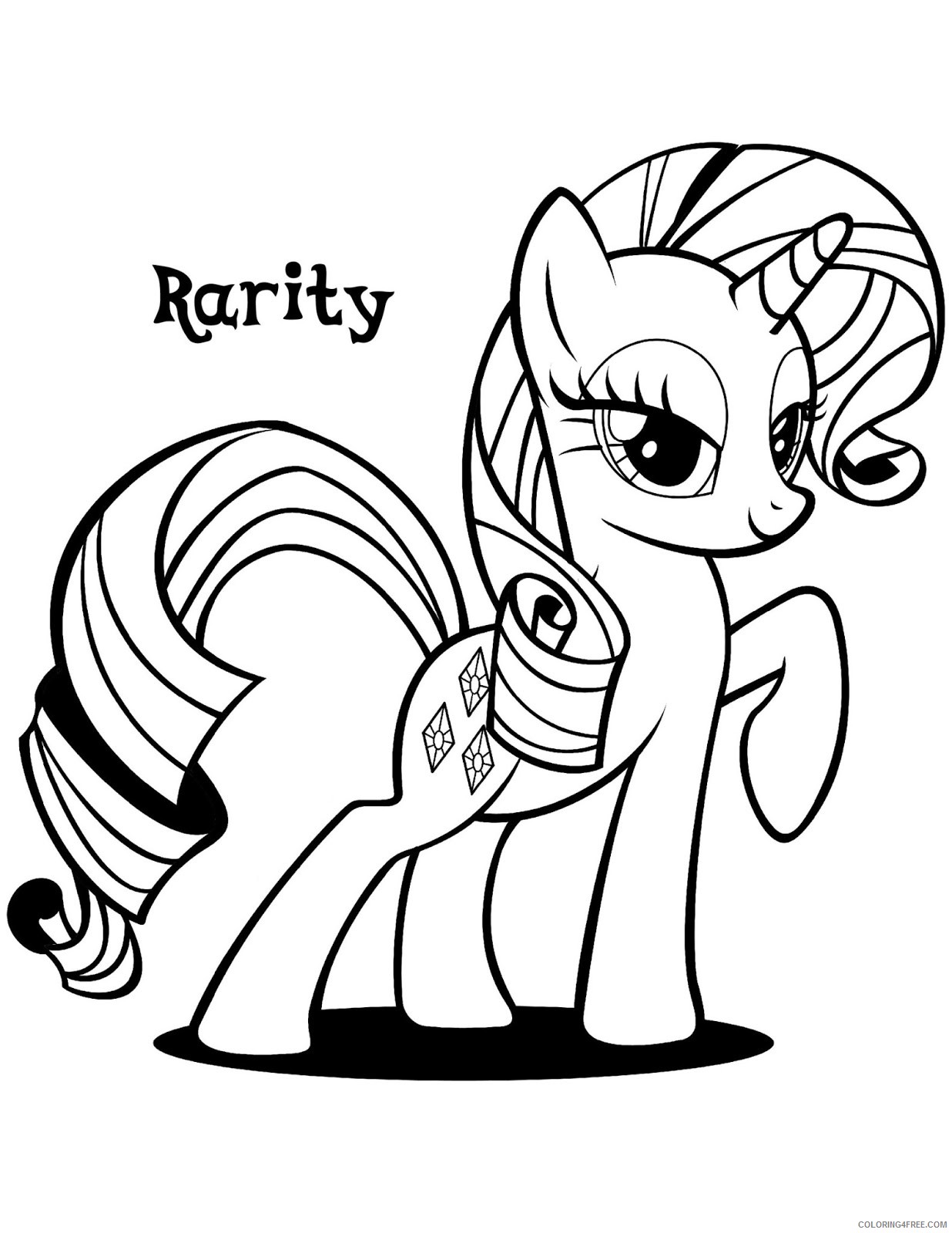 my little pony coloring pages printable Coloring4free