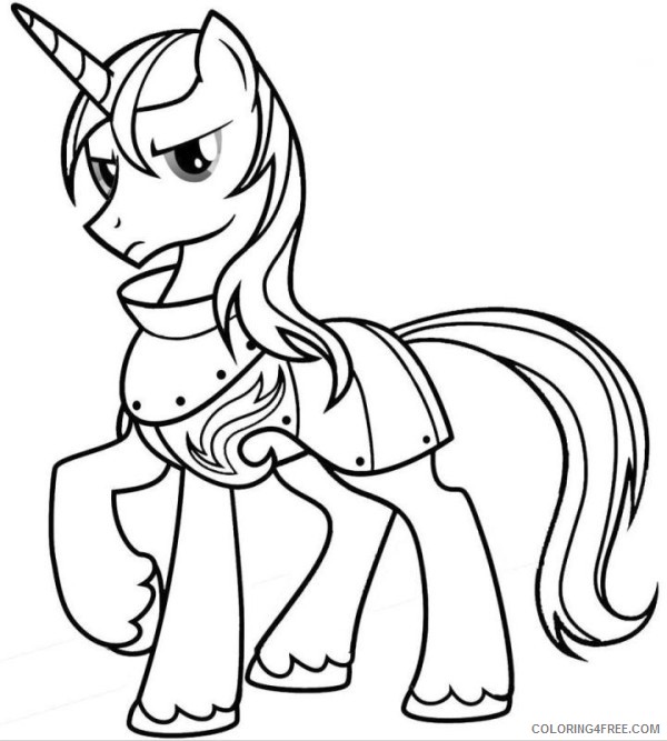 my little pony coloring pages shining armor Coloring4free