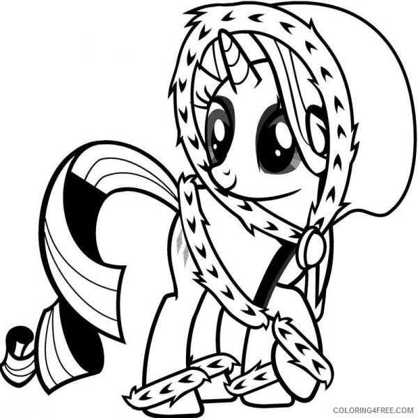 my little pony rarity coloring pages Coloring4free