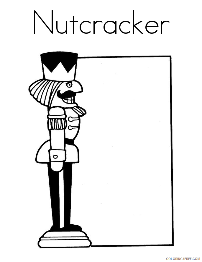 n is for nutcracker coloring pages Coloring4free
