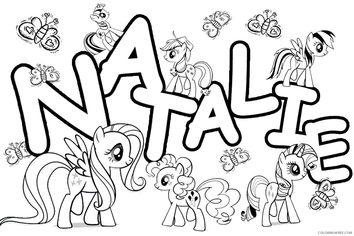 name coloring pages natalie Coloring4free