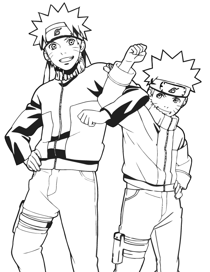 naruto coloring pages kids and shippuden Coloring4free