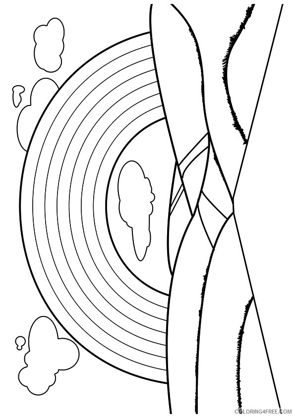 nature coloring pages for preschooler Coloring4free