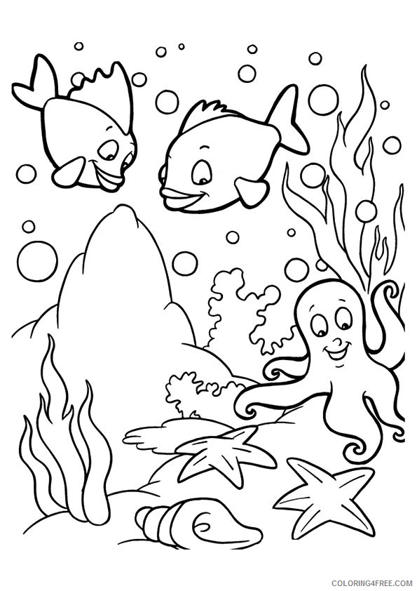 nature coloring pages underwater life Coloring4free
