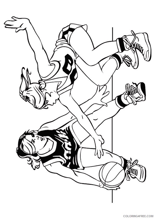 nba coloring pages for girls Coloring4free
