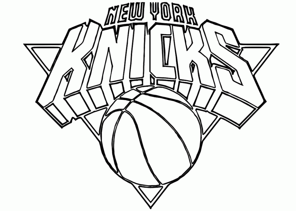 nba coloring pages new york knicks Coloring4free