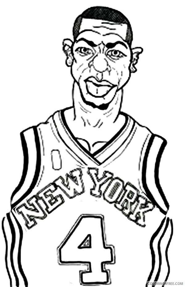 nba coloring pages new york knicks player Coloring4free