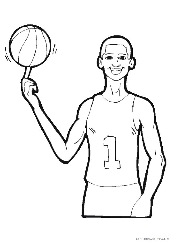 nba coloring pages printable Coloring4free