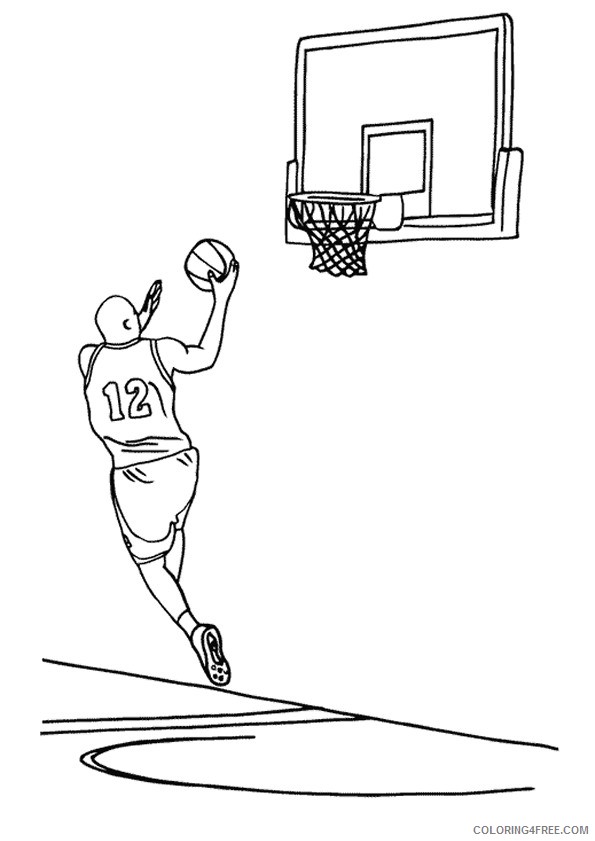 nba coloring pages to print Coloring4free