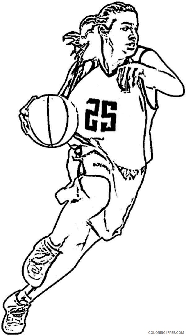 nba player coloring pages Coloring4free