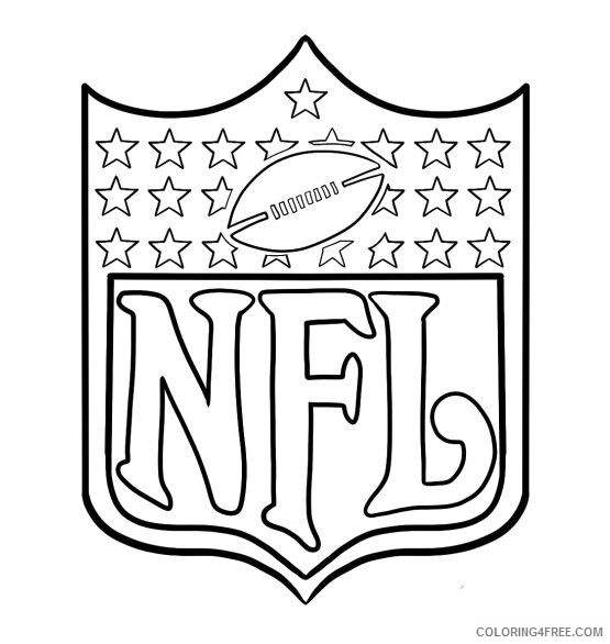 nfl american football coloring pages Coloring4free