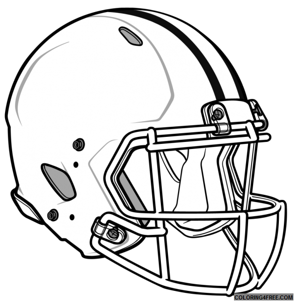 nfl coloring pages helmet Coloring4free