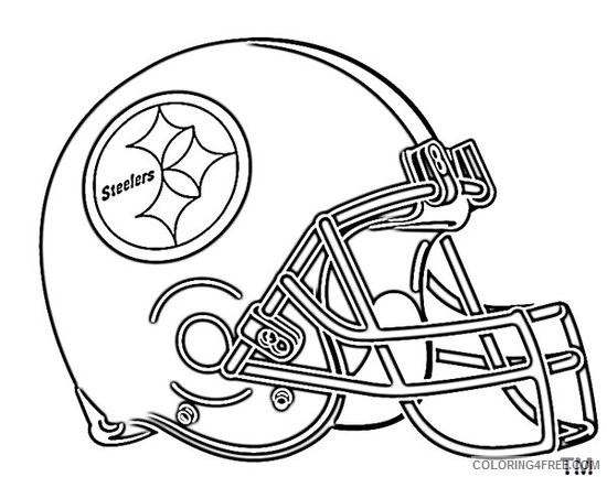 nfl coloring pages pittsburgh steelers Coloring4free