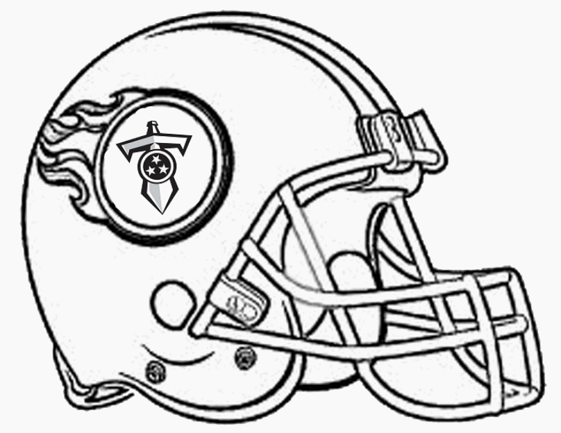 nfl coloring pages tennessee titans Coloring4free