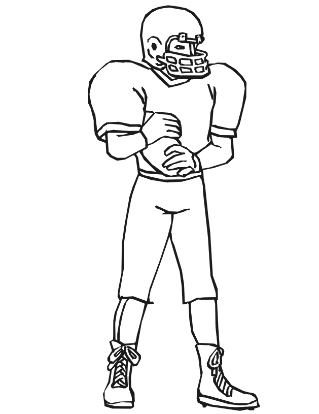 nfl football player coloring pages for kids Coloring4free