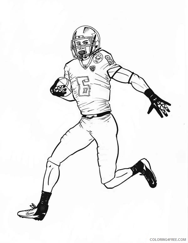 nfl football player coloring pages printable Coloring4free