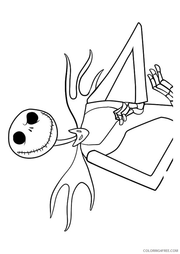 nightmare before christmas jack skellington coloring pages Coloring4free