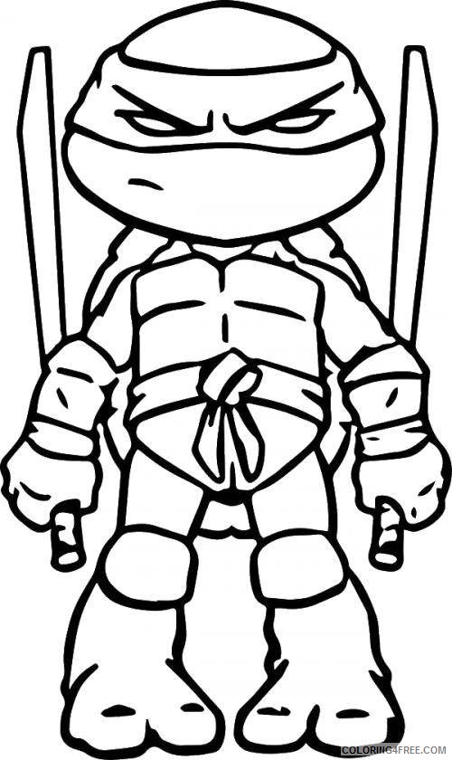 ninja turtle coloring pages for kids Coloring4free