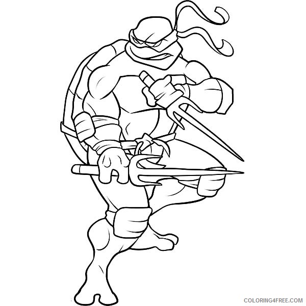 ninja turtle raphael coloring pages Coloring4free