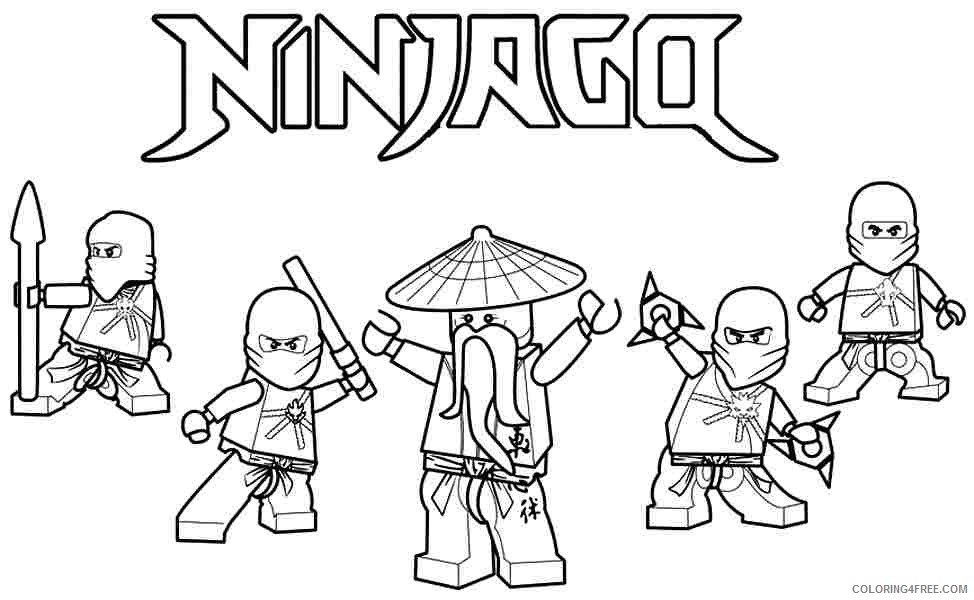 ninjago coloring pages printable Coloring4free