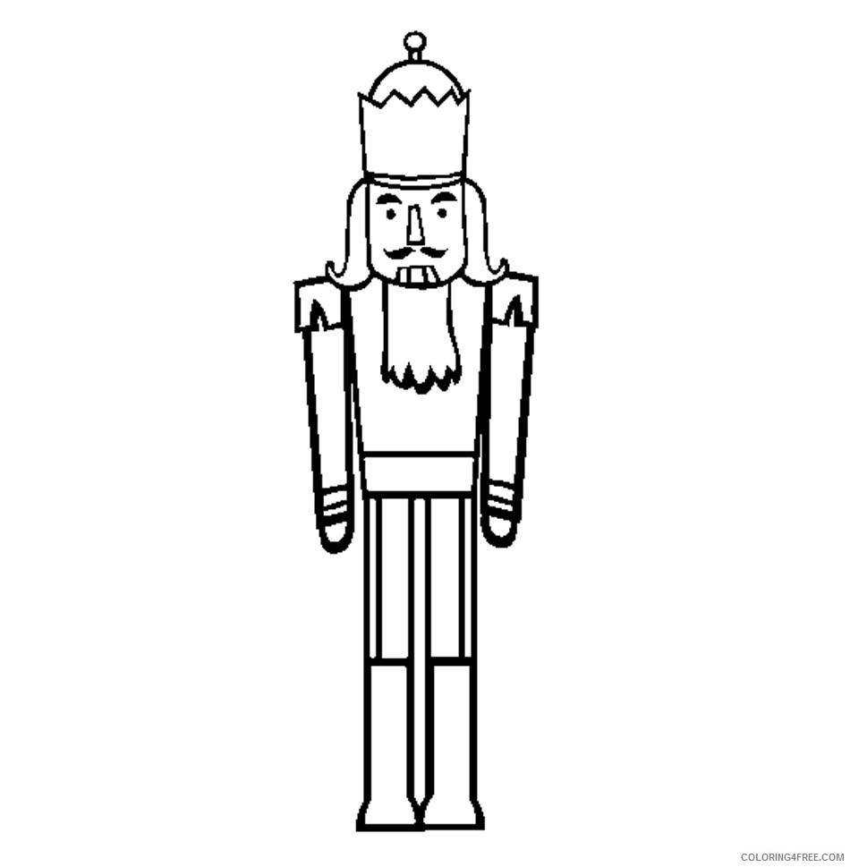 nutcracker coloring pages for toddler Coloring4free