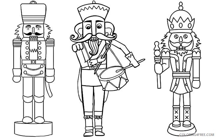 nutcracker coloring pages free printable Coloring4free