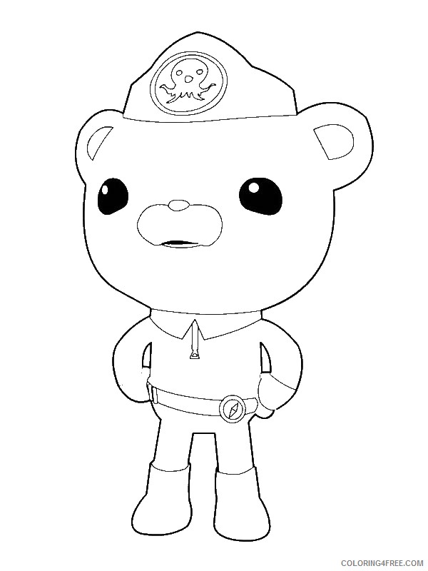 octonauts coloring pages captain barnacles bear Coloring4free