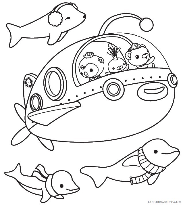 octonauts coloring pages for kids Coloring4free