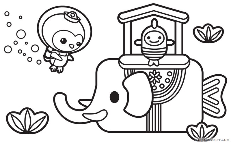 octonauts coloring pages for kids printable Coloring4free
